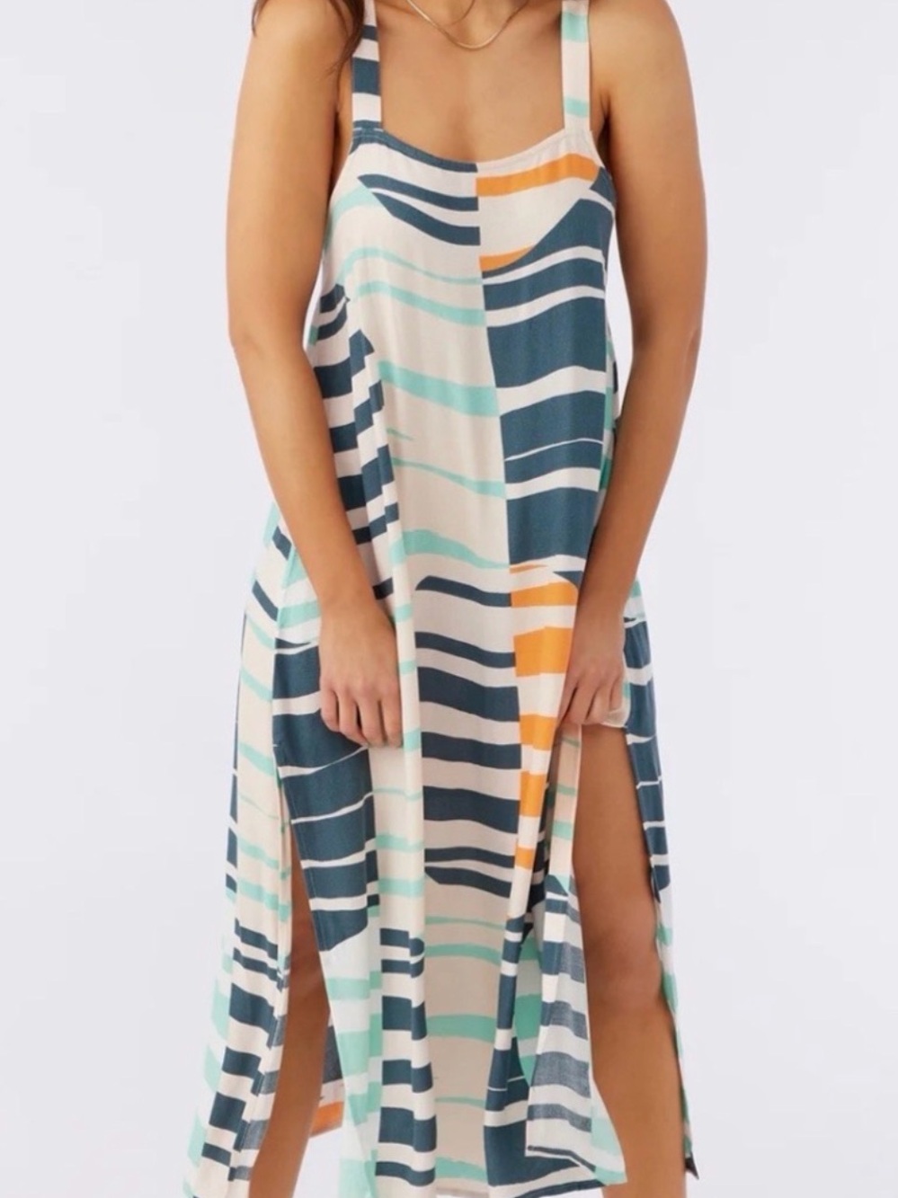 O’Neill Miranda Midi Printed Cover-Up Dress XS